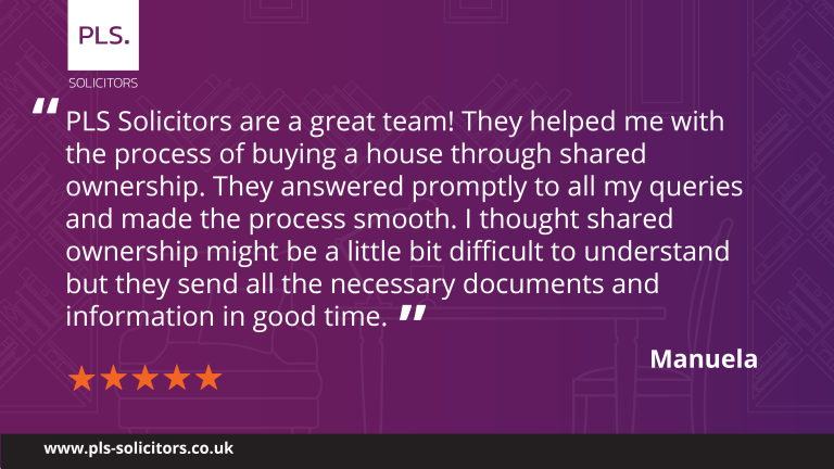 5 Star review that references shared ownership